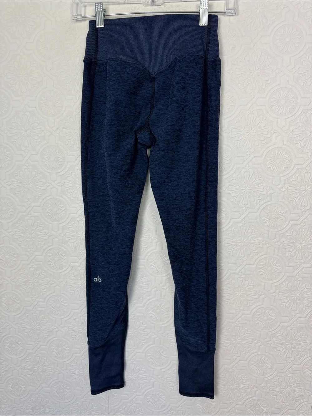 Alo Yoga Blue‎ Heathered High Waist Leggings Size Small Athletic Yoga Pants